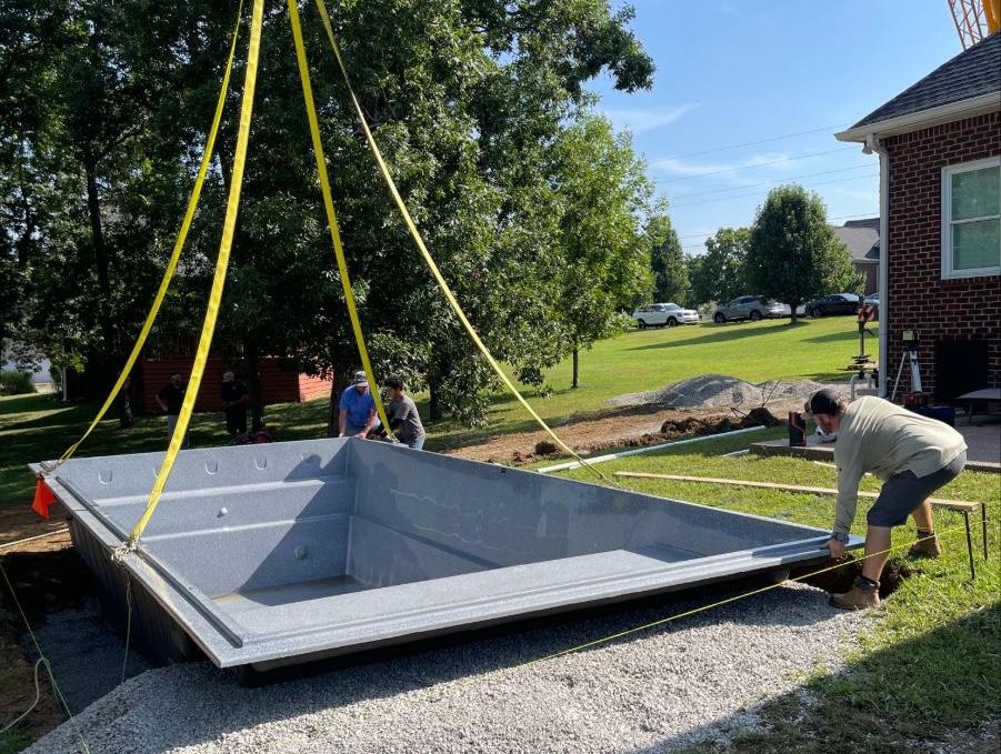 Posicionamiento de la Piscina Granitada® Fiber