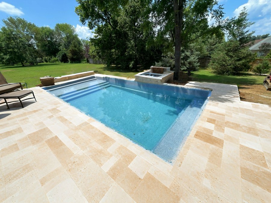 Acabado final de la Piscina Granitada® Fiber