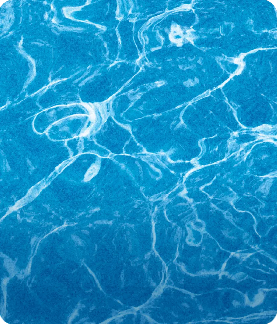 Color Sky Blue — agua de piscina Granitada®